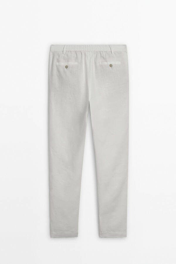 100% linen trousers - 6