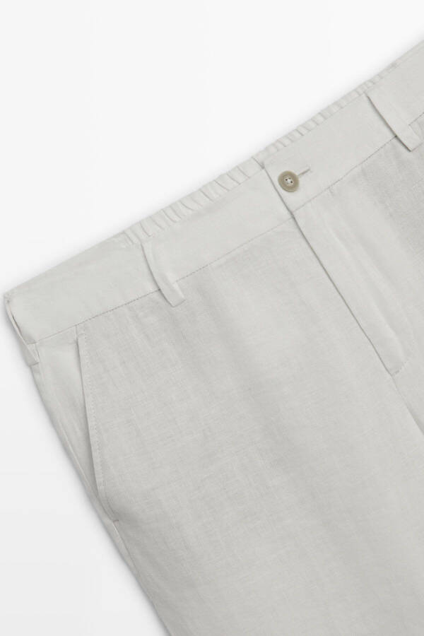 100% linen trousers - 7