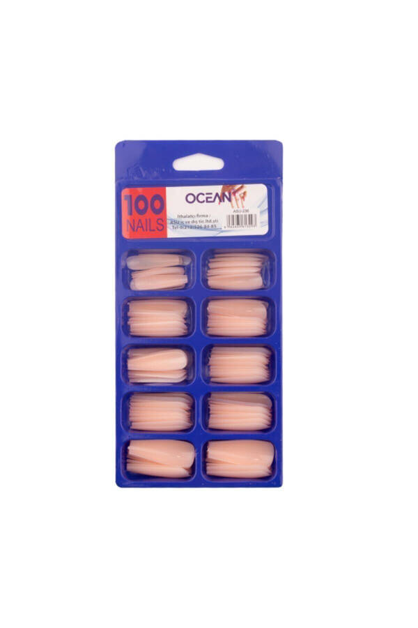 100 Pack Ballerina False Nails - 2