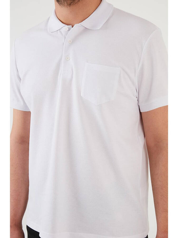 % 100 Pamuk Düğmeli Polo T Shirt 59021271 - 4