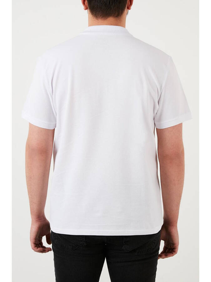 % 100 Pamuk Düğmeli Polo T Shirt 59021271 - 5