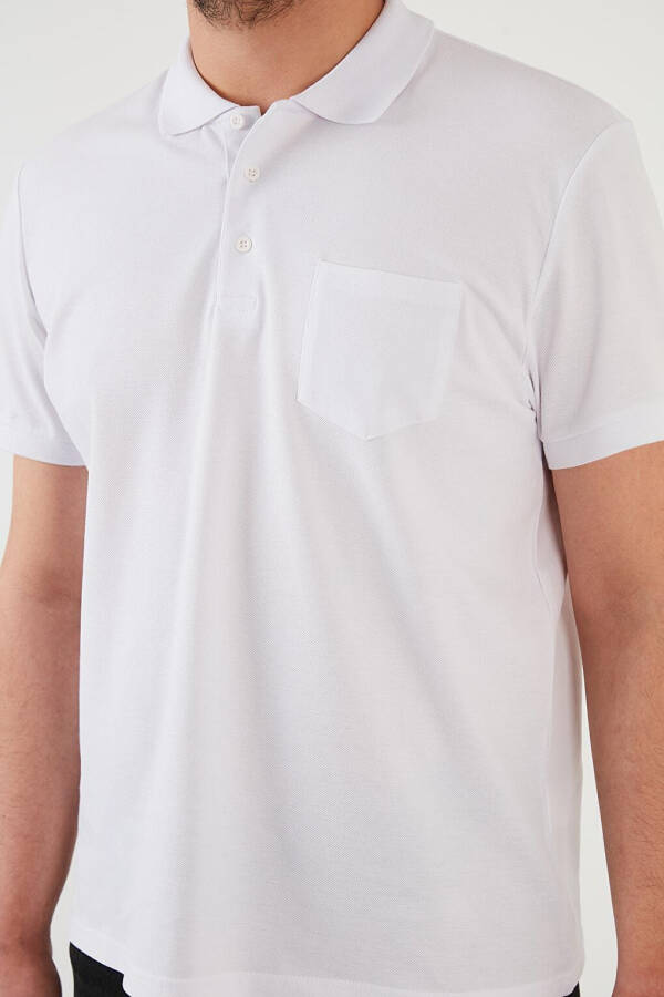 % 100 Pamuk Düğmeli Polo T Shirt 59021271 - 9