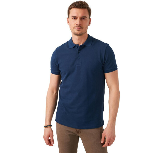 % 100 Pamuk Düğmeli Regular Fit Polo T Shirt 5902127 - 6