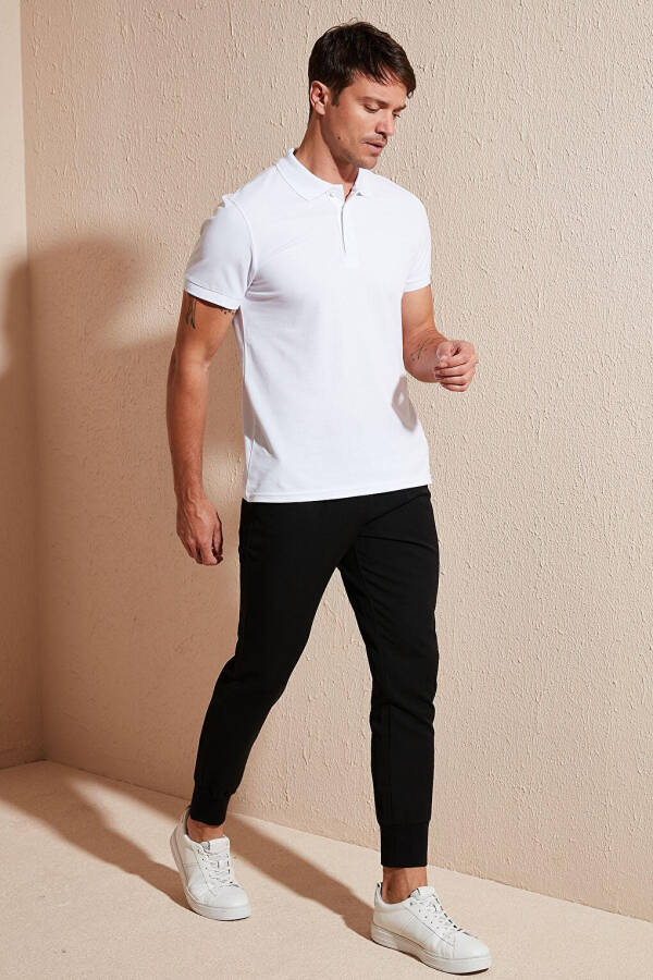 % 100 Pamuk Düğmeli Regular Fit Polo T Shirt 5902127 - 4