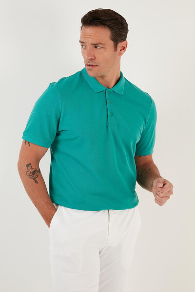 % 100 Pamuk Düğmeli Regular Fit Polo T Shirt 5902127 - 4