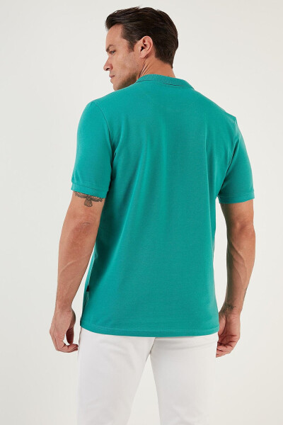 % 100 Pamuk Düğmeli Regular Fit Polo T Shirt 5902127 - 5