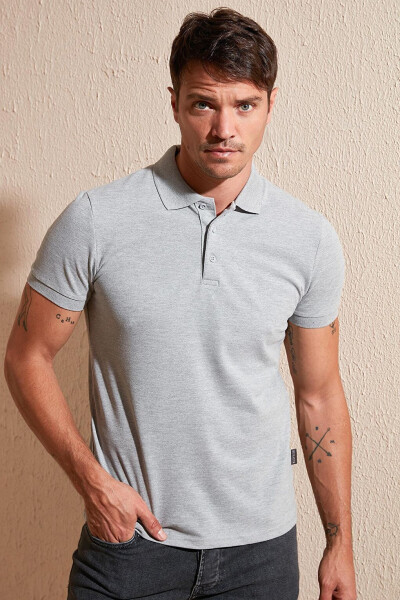 %100 Pamuk Düğmeli Regular Fit Polo T Shirt 5902127 - 6