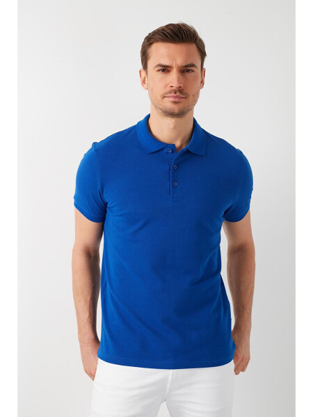 %100 Pamuk Düğmeli Regular Fit Polo Tişört 5902127 - 5