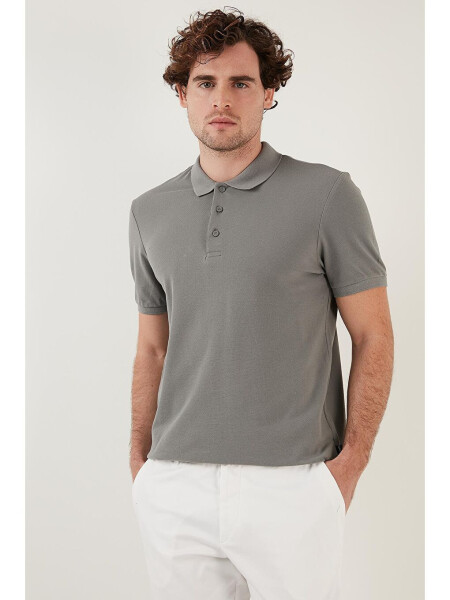 100% Paxta Tugmalari bilan Regular Fit Polo T Shirt 5902127 - 9