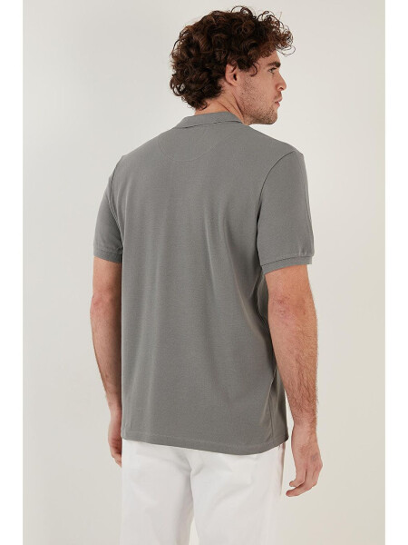 100% Paxta Tugmalari bilan Regular Fit Polo T Shirt 5902127 - 11