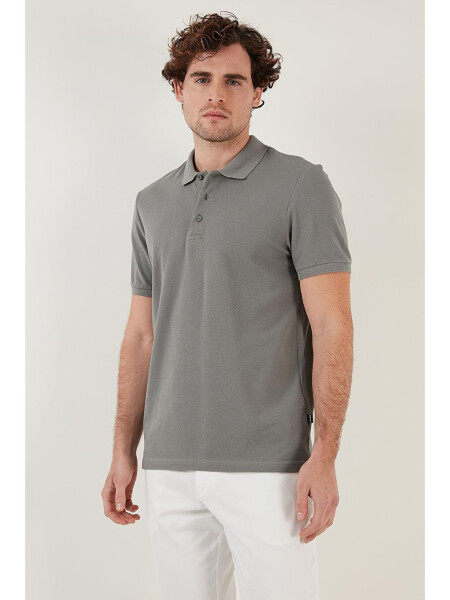 100% Paxta Tugmalari bilan Regular Fit Polo T Shirt 5902127 - 12