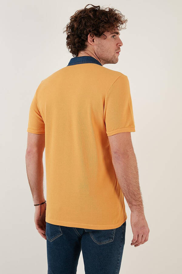 100% Paxta Tugmalari Bilan Regular Fit Polo T Shirt 5902134 - 5