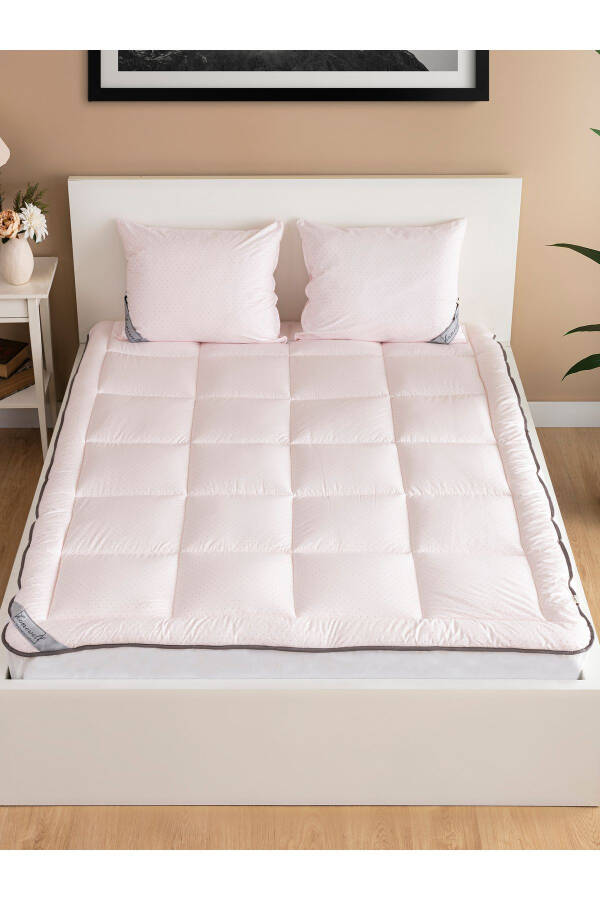 100% PURE BAMBOO HYPOALLERGENIC DOUBLE BEDDING SET PINK - 12