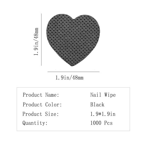 1000 Adet Tüy bırakmayan Tırnak Temizleme Bezi, Kirpik Uzatma Malzemeleri İçin Oje Çıkarıcı Bezler, Kirpik Yapıştırıcı Bezleri, Kirpik Uzatma Yapıştırıcı Bezleri, Jel Oje Çıkarıcı İçin Tırnak Bezleri, Kirpik Yapıştırıcı Temizleme Pedleri, Siyah - 2
