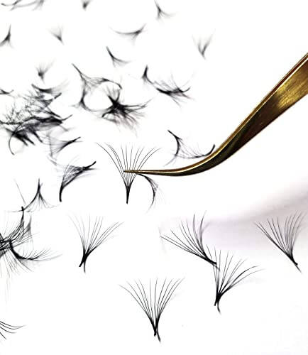 1000 Premade volume fans Mixed lengths 9-16mm loose Fans C, D Curl. Handmade eyelash extensions supplies Russian volume lash promade fan 4D 5D 6D 7D 8D 9D 10D (Curl C, 5D - 0.07) - 3