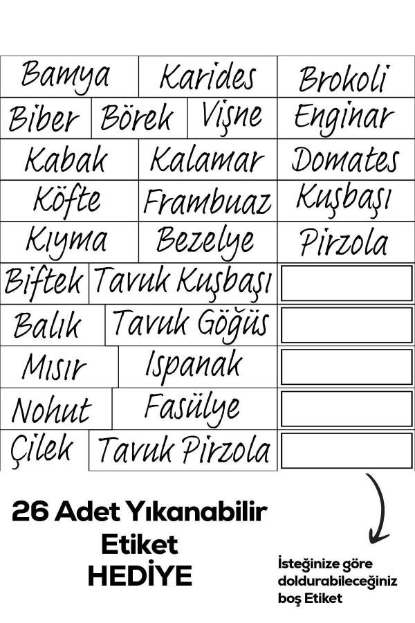 1046 taʼriflangan No Frost -25°c chuqur muzlatgich mikroto'lqinli oziq-ovqat saqlash idishlari to'plami oq - 14