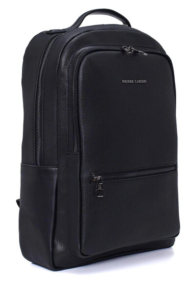 1198 Unisex Backpack Laptop Bag Document Bag Black - 2