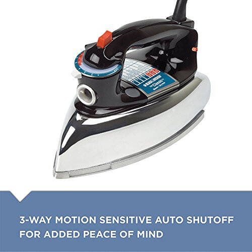 1200 Watt Classic Steam Iron, with 3-way Auto Shut Off - 5