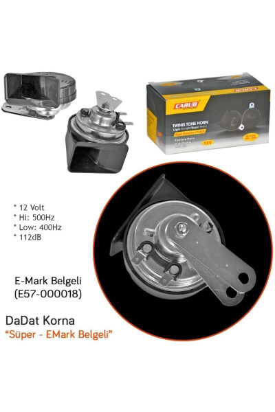 12V Dadat Korna 2'li Süper EMark Belgeli - 4