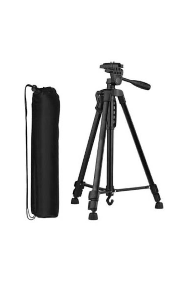 140 Cm Metall Kamera Projektor Telefon Tutqichi Tripod Professional Kamera Tripod 3366 - 3