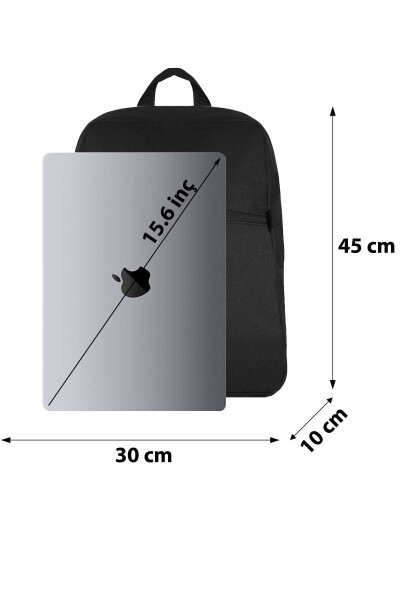 15.6 Inch Black Notebook And Laptop Backpack - 7