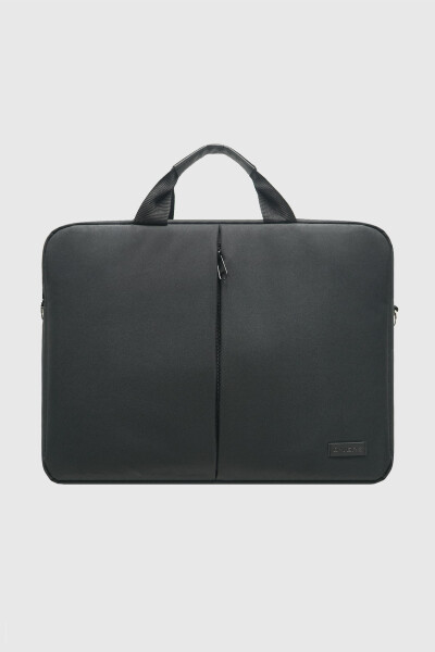 15.6 Inch Black Unisex Notebook Document Laptop Bag - 1