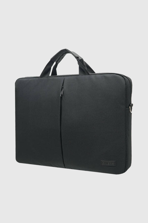 15.6 Inch Black Unisex Notebook Document Laptop Bag - 2