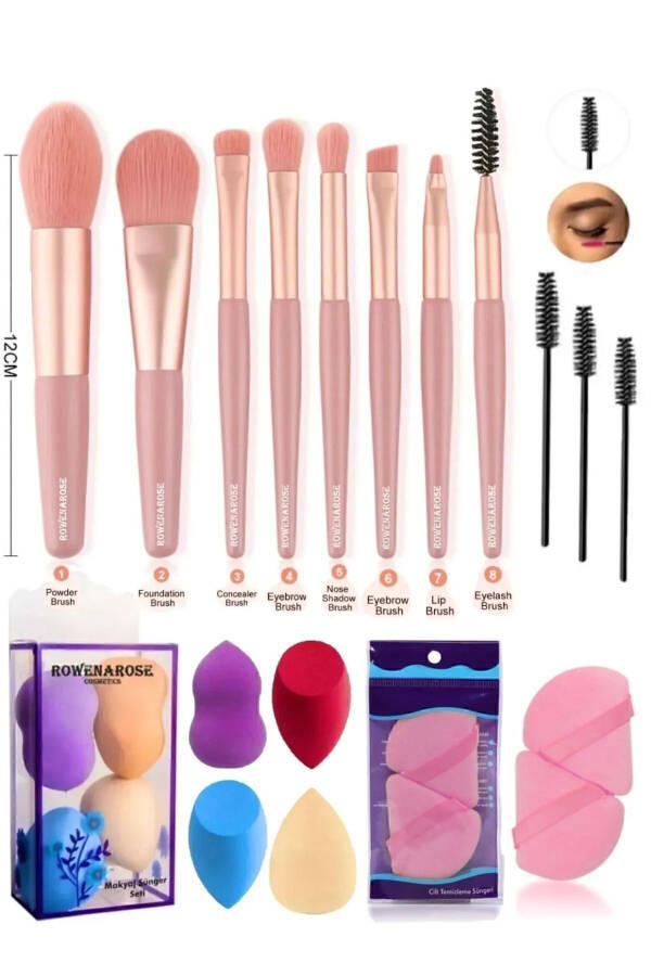 17 Piece Makeup Brush Set - 7