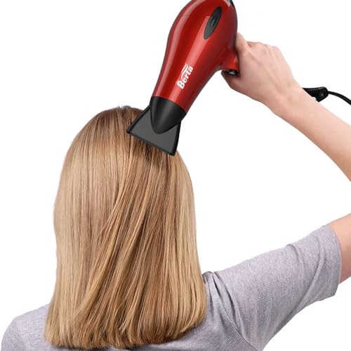 1875W Professional Salon Hair Dryer for Fast Drying,Negative Ionic Blow Dryer 2 Speeds and 3 Temperature Settings with Concentrator Attachment, Cool Shot Button,Black - 7