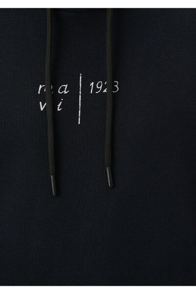 1923 Baskılı Kapüşonlu Erkek Sweatshirt 0s10067-900 - 7