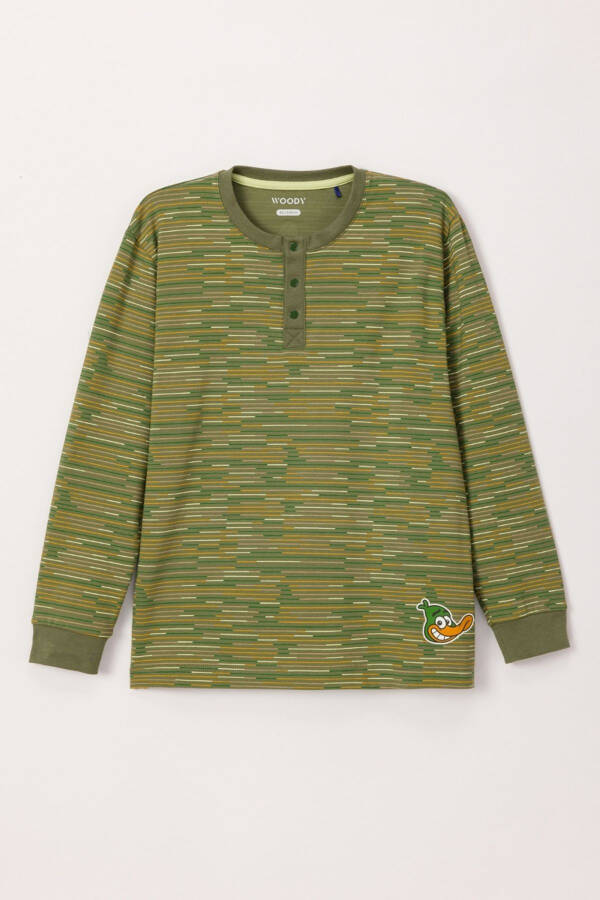 2-8 Years Old Boys Pajama-Pld - 917-Green - 20