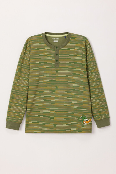 2-8 Years Old Boys Pajama-Pld - 917-Green - 13