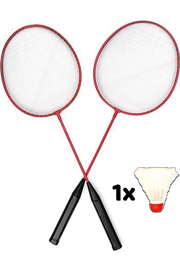 2 Adet Badminton Raketi Ve 1 Adet Top Hediyeli Badminton Seti Badminton Raket Ve Top Seti - 1