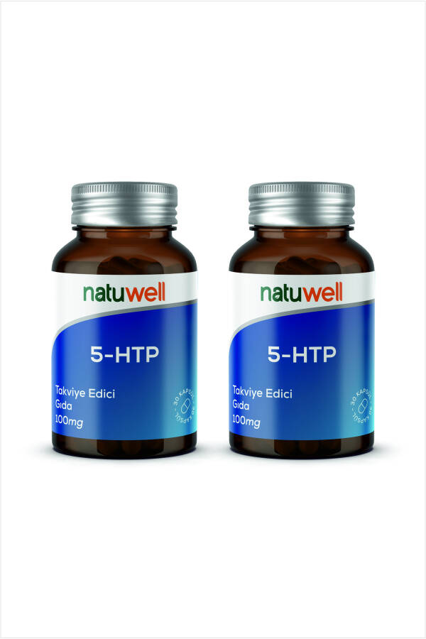 2 dona 5-htp 100 Mg Oziq-ovqat Qo'shimchasi 30 Kapsula - 2