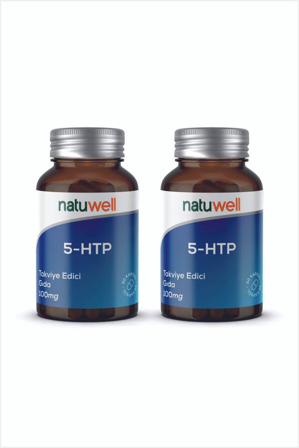 2 Pack 5-htp 100 Mg Dietary Supplement 30 Capsules - 1