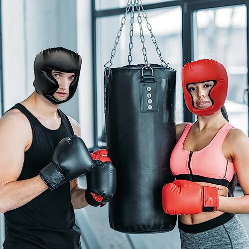 2 Pack Boxing Headgear Boxing Gear Equipment Taekwondo Sparring Gear MMA Gear Muay Thai Boxing Safety Helmet Boxing Protective Gear for Men Women Beginner - 6