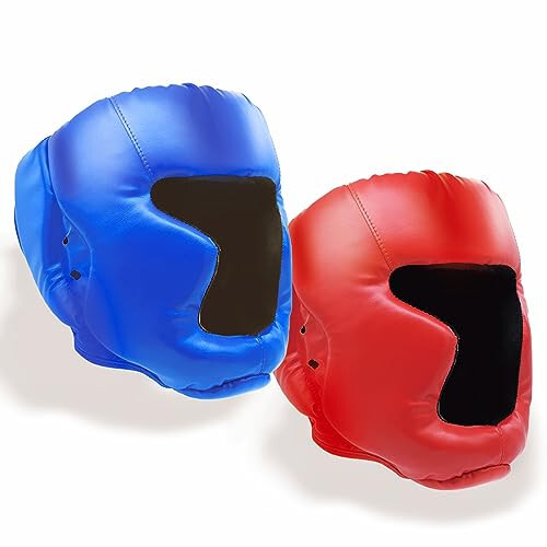 2 Pack Boxing Headgear Boxing Gear Equipment Taekwondo Sparring Gear MMA Gear Muay Thai Boxing Safety Helmet Boxing Protective Gear for Men Women Beginner - 1