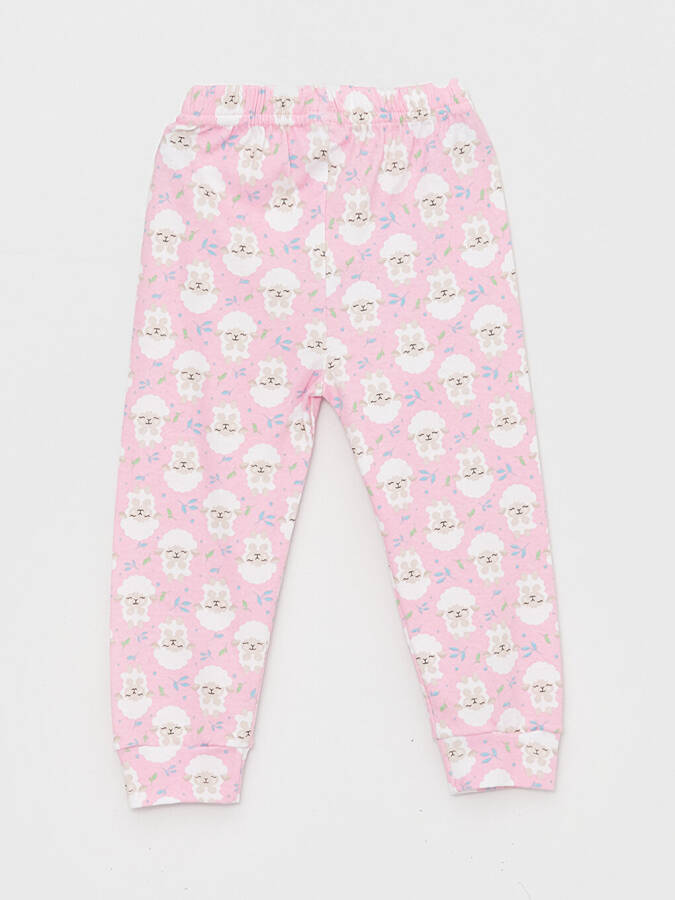 2 Pack Girls Baby Pajama Bottoms with Elastic Waist - 9