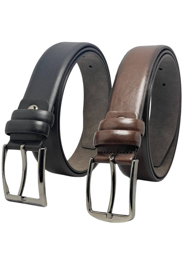 2-Pack Men's Classic Belt - 2