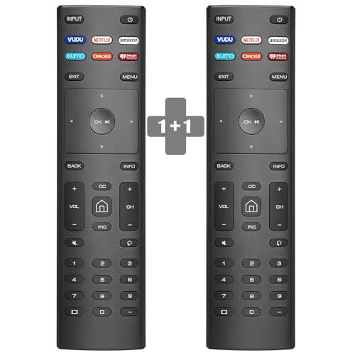 【2 Pack】 New Universal Remote Control for All Vizio Smart TV Remote,Replacement Remote Compatible for All Vizio LED LCD HD 4K UHD HDR Smart TVs - 1