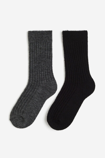 2 Pack Wool Socks - 1