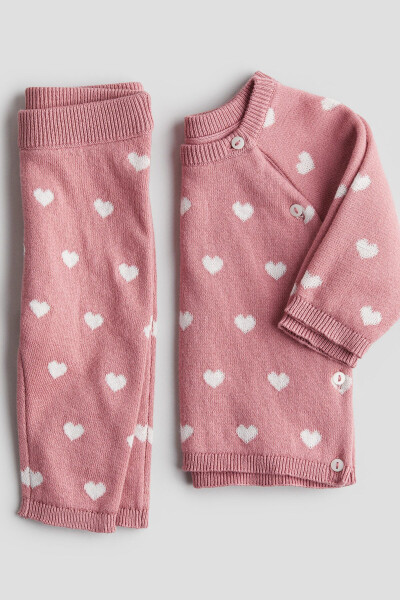 2-Piece Cotton Knit Set - 2