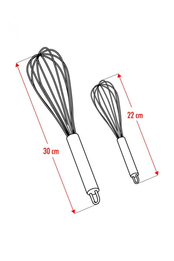 2-Piece Metal Whisk - 8