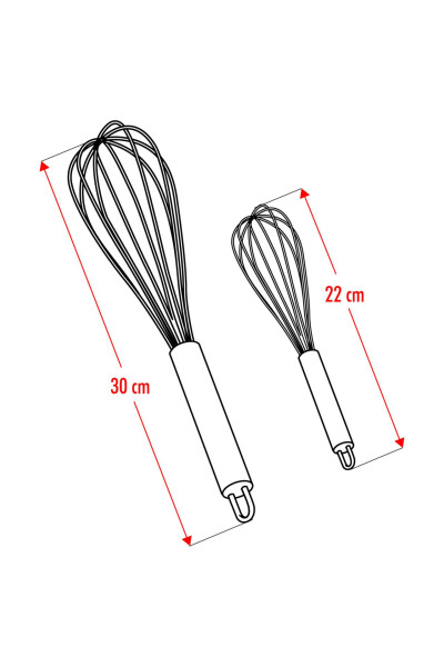 2-Piece Metal Whisk - 4