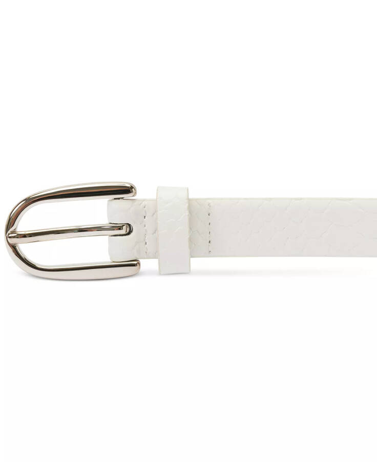 2-Pk Snake & Solid Belt, Created for Modazone White - 2