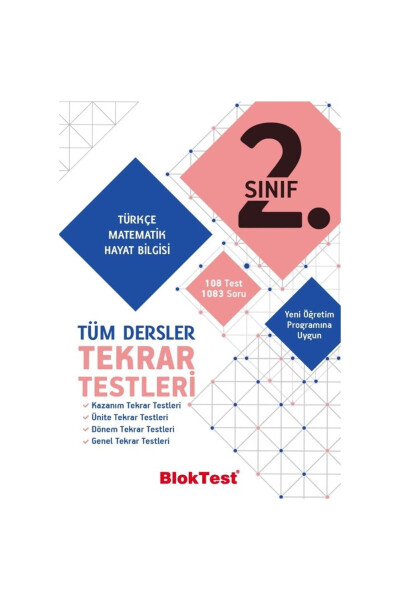 2-sinf Barcha Fanlar Takrorlash Testlari - 1