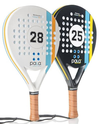 2 ta padel raketlari to'plami 1 Montecarlo & 1 Monaco Karbon Yumshoq Yalpiz - 1