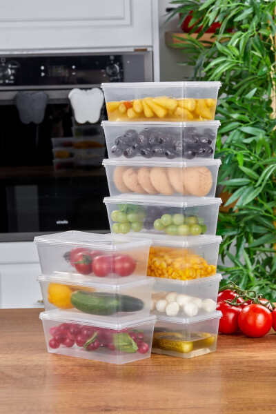 20 PCS FREEZER SAFE STORAGE CONTAINER WITH LID, ORGANIZER 500 ML - 3