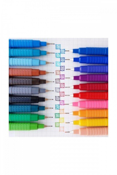 200 Fineliner 0.4 Mm İnce Uçlu Yazı Ve Çizim Kalemi 15 Renk Set - 15