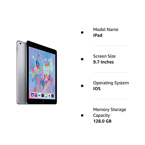 2018 Apple iPad (Wi-Fi, 128GB) Uzay Grisi (Yenilenmiş) - 5